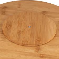 Lazy susan bearing, swivel plate bearing, rotary bearings. Large Bamboo Lazy Susan