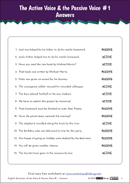 In the following questions, change the voice into passive voice. Active Passive English Worksheet 01 Stp Books