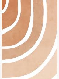Find photos of iphone wallpaper. Ombre Neutral Lines Canvas Print By Miss Belle Redbubble Boho Wallpaper Neutral Wallpaper Iphone Background Wallpaper