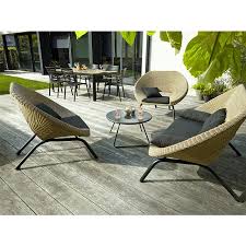 Salon De Jardin En Rotin Collection Loa Amenagement Terrasse Mobilier Jardin Mobilier Exterieur Diy