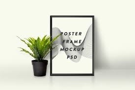 The most common plant picture frame material is paper. Picture Frame And Plant Mockup Mockup World