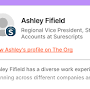 Profile Picture of Ashley Fifield - Regional Vice President, Strategic Accounts at ... (@theorg.com) on Google