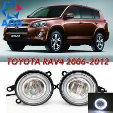For Toyota Rav4 2006 2012 Car Styling Led Angel Eyes Drl Led Fog Lights Car Daytime Running Lights Auto Fog Lamp Wit Toyota Rav4 2006 Led Fog Lights Car Lights