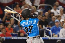 And he yelled at his teammates for me. Blue Jays Prospect Vlad Guerrero Jr Hit A Home Run Off Of A Hotel Sbnation Com