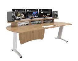 Desks with hutch as well. Buy Aka Design Prolite Editing Desk Configuration A With 3u Top Racks And Monitor Bridge Studio Furniture