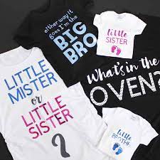 What to wear to a gender reveal party? Gender Reveal Shirts For The Whole Family The Country Chic Cottage