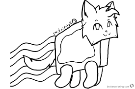 Kawaii nyan cat wallpapers top free kawaii nyan cat. Kawaii Nyan Cat Coloring Pages Novocom Top