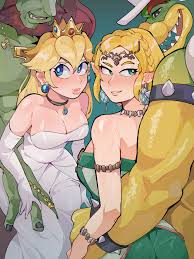 Switching Princesses (Super Mario Bros X The Legend of Zelda) comic porn |  HD Porn Comics