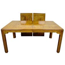 Vintage drexel dining room hutch cabinet furniture mid century modern. Vintage Drexel Heritage Sketchbook Dining Room Table Banded Burl Wood Parquetry For Sale At 1stdibs
