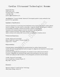 Ultrasound Sonographer Cover Letter January 2021