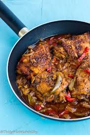 Authentic Jamaican Brown Stew Chicken Paleo That Girl Cooks Healthy Recipe Stew Chicken Recipe Jamaican Cuisine Jamaican Recipes