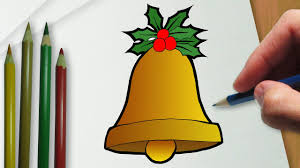O sino é um símbolo de alegria que trás a mensagem do nascimento de cristo. Como Desenhar Um Sino De Natal Youtube