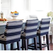 Sunbrella Hamptons Navy Blue Stripe Ikea Henriksdal Bar Stool Covers In 2020 Bar Stool Covers White Bar Stools Bar Stools