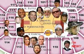 Lakers Seating Chart Lakers La Lakers New Tricks
