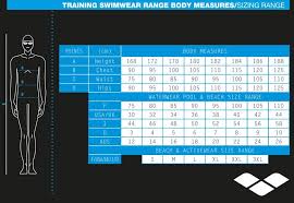 65 exact arena swimsuit size chart