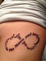 I Love You To The Moon And Back Infinity Tattoo Tattoos For Daughters Infinity Tattoos Tattoos
