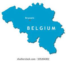 Political country borders and capital (outline map). Outline Country Map Belgium Brussels Capital Stock Vector Royalty Free 105204302