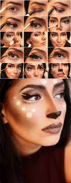 Tutorial Makeup Featured Inspiration Bambi Deer Makeup Tutorial Halloween Fashing Verkleidung Id Deer Makeup Deer Makeup Tutorial Halloween Makeup Easy