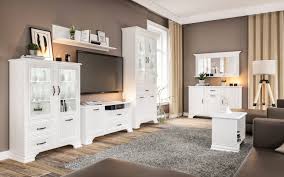 Ideen zum einrichten und gestalten. Wohnzimmer Kombi 3 Teilig Juna Landhausstil Weiss Moebel Lux De
