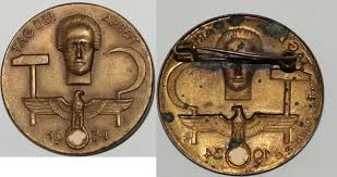 Abzeichen tag der arbeit 1934, c. Iii Reich Anstecker Anstecknadel Quot Tag Der Arbeit 1934 Quot Vz Ma Shops