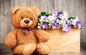 Maybe you would like to learn more about one of these? Wallpaper Flowers Gift Bouquet Bear Love Flowers Romantic Gift Teddy Bear Images For Desktop Section Nastroeniya Download