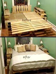 It's a simple design held together with bolts. 25 Renowned Pallet Projects Ideas Pallet Bed Frame Diy Pallet Furniture Bed Diy Pallet Bed