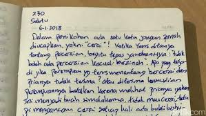 Contoh surat cerai di malaysia. Nikah Siri Contoh Surat Cerai Tulisan Tangan Berbagai Contoh