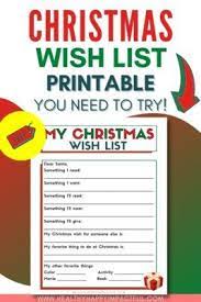 Kids Christmas List 2021 Template Free Kids Christmas Wish List Printable Make Gift Giving Easier In 2021 Christmas Wishlist Santa Letter Template Christmas Movie Night