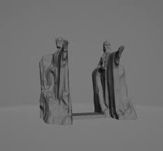 Argonath Statues By Chrisgr2010 Thingiverse Statue 3d Printing Print
