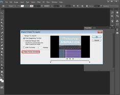 I Was Trying To Convert An Mp4 Into An Animated Gif For An Answer On Here I Tried Opening The File Directly In Photoshop An Photoshop Animation Animated Gif