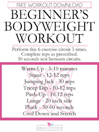 no equipment needed workout for women