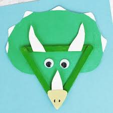 This paper plate mask is easy to design and takes paper plate dolphin mask tutorial. 20 Creative Ideas For Easy Dinosaur Crafts For Preschoolers