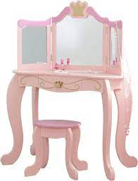 Spieglein, spieglein an der wand! Kidkraft Schminktisch Mit Stuhl Frisiertisch Mit Stuhl Im Prinzessinnen Design Online Kaufen Otto