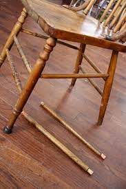 Is It Very Dear Repairing Chair Rungs Yourself Chair Chair Repair Repurposed Furniture