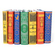 Leather bound books with gilt details . Harry Potter Book Sets Juniper Books