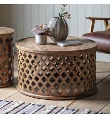 5 out of 5 stars. Natural Wooden Round Coffee Table La Maison Chic Luxury Interiors