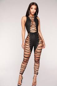 Save 8% with coupon (some sizes/colors) Fashion Nova Has Launched Its Most Outrageous Outfit Yet The 42 Watch Me Whip Lace Up Jumpsuit And Everyone S Very Confused