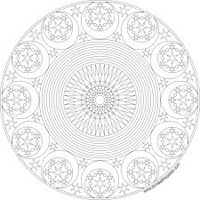 Psychedelic coloring pages for adults free printable psychedelic coloring pages. Stars Moons Rainbows And The Sun A New Mandala To Color 1778308 Png Images Pngio