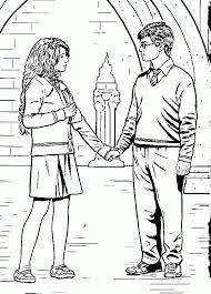 The ivorian national quidditch team used a group of river genies trained in formation dancing as their team mascots. Harry Potter Ginny Coloring Page Coloring Home