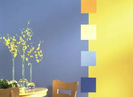 To paint walls 2 different colors. Not My Choice Of Colors But Some Ideas On How To Transition Colors On A Long Wall Serving Wall Color Transition Wall Color Transition Ideas Wall Transition