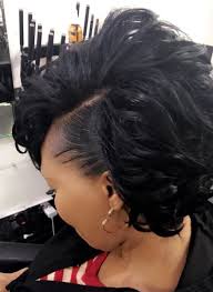 While it's getting rather popular to dye your hair a shade of red, not many people are actually born with a natural shade. Weave Sew In With Leave Out Book Frohub London Afro Hairdresser