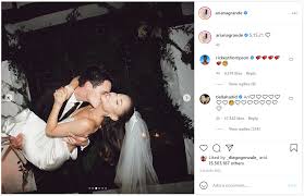Ariana grande and dalton gomez's wedding may have been tiny and intimate, but looks like something out of a fairytale. 1ogdrcva01zqmm