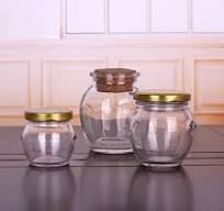 100ml - 390 Ml Glass Jar in Pot Shape - Glass Jar, Food Jar ...