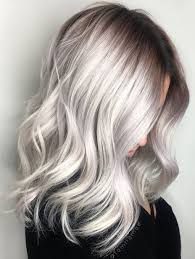 Besides, natural blondes might get a very cool grow out later on. Pinterest Deborahpraha Silver Grey Hair Color Haircolor Grey Icy Blonde Hair Ash Blonde Hair Colour Grey Hair Color
