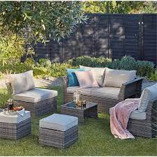 Find Lindfield Rattan Sofa Set In Grey At Homebase Visit Your Local Store For The Widest Range Of Garden Out Garden Sofa Furniture Sofa Set Cushions On Sofa