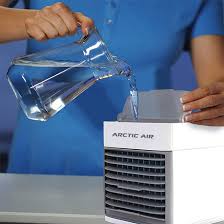 The arctic air tower is the evaporative air cooler that cools, humidifes, and purifies. Arctic Air Evaporative Air Cooler Portable White 2163qp 18 Rona