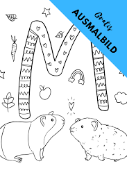 Meerschweinchen malvorlagen kostenlos zum ausdrucken ausmalbilder. Pin Auf Ausmalbilder Aus Dem Freubundel Abc Freebies