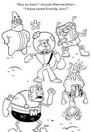 Supereroi Da Colorare Ispiratore Spongebob E I Supereroi Waterman E Supervista Disegno Da Of Spongebob Waterman Disegni Da Colorare