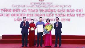 Công khai tiến độ của tỉnh. Seventy Six Press Works Honoured With Great National Unity Award Nhan Dan Online
