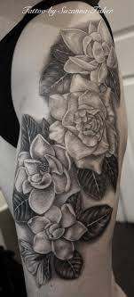 The best fairy tattoo designs for girls 1. Gardenias And Magnolias Damask Tattoo
